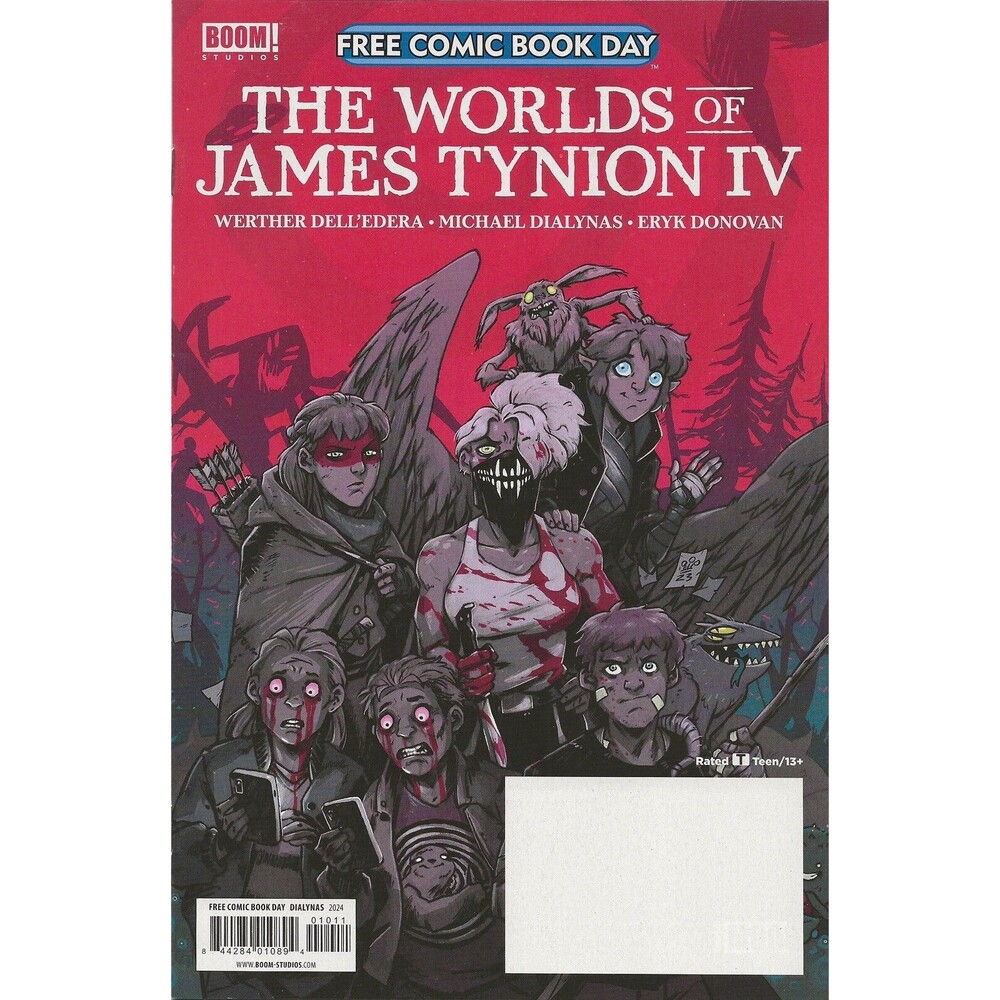 Free Comic Book Day 2024 THE WORLDS JAMES TYNION IV Boom Studios Unstamped FCBD